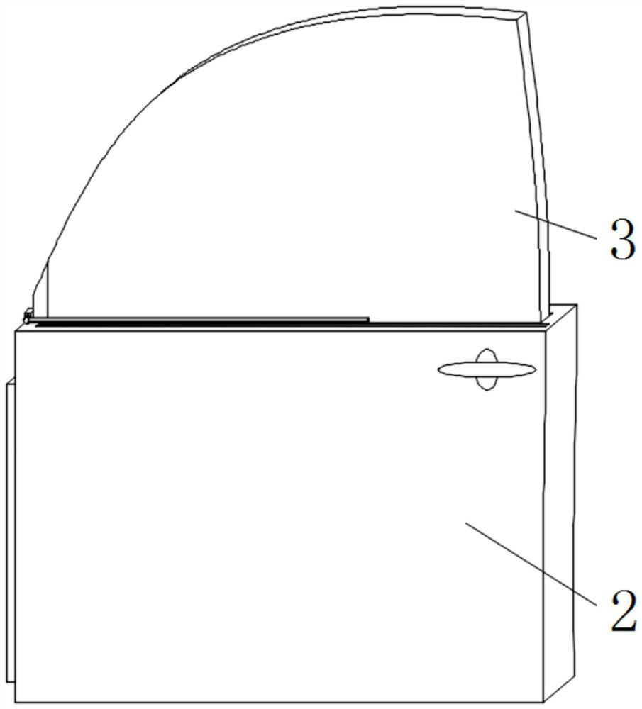 Automobile side window glass cleaning device
