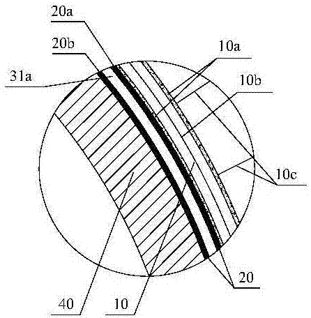 Deeply-buried side ditch drain external displacement-type lining and drainage system thereof