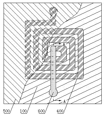 Novel silicon substrate low resistance inductance structure and wafer level encapsulating method thereof