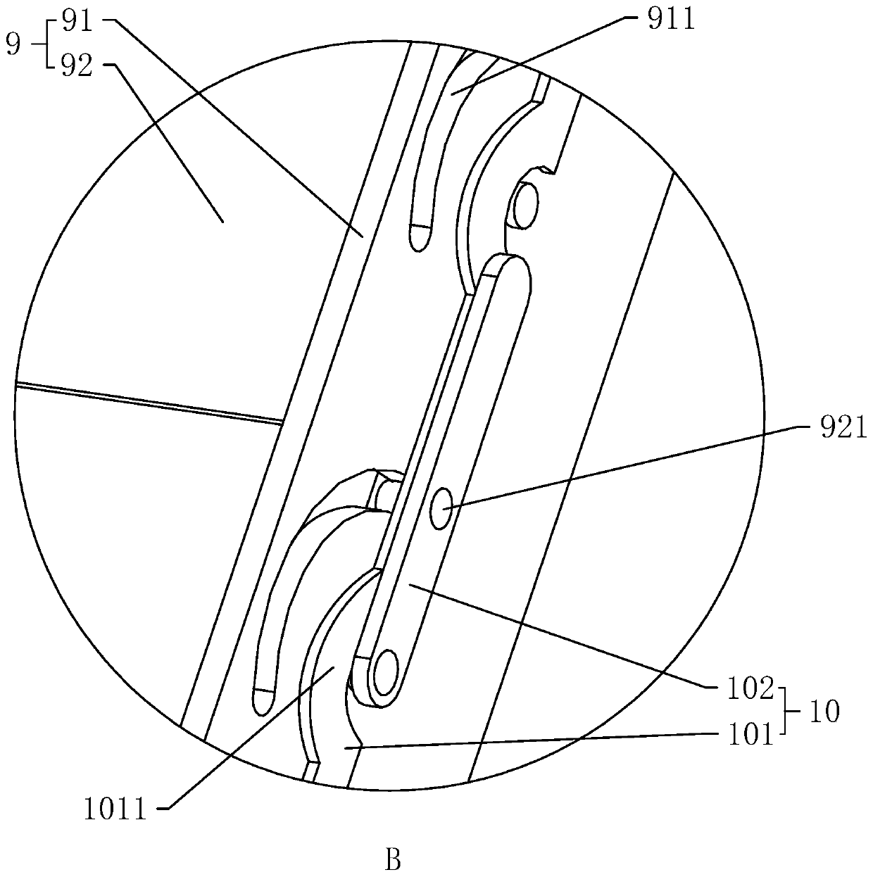 Split-level elevation reducing building structure