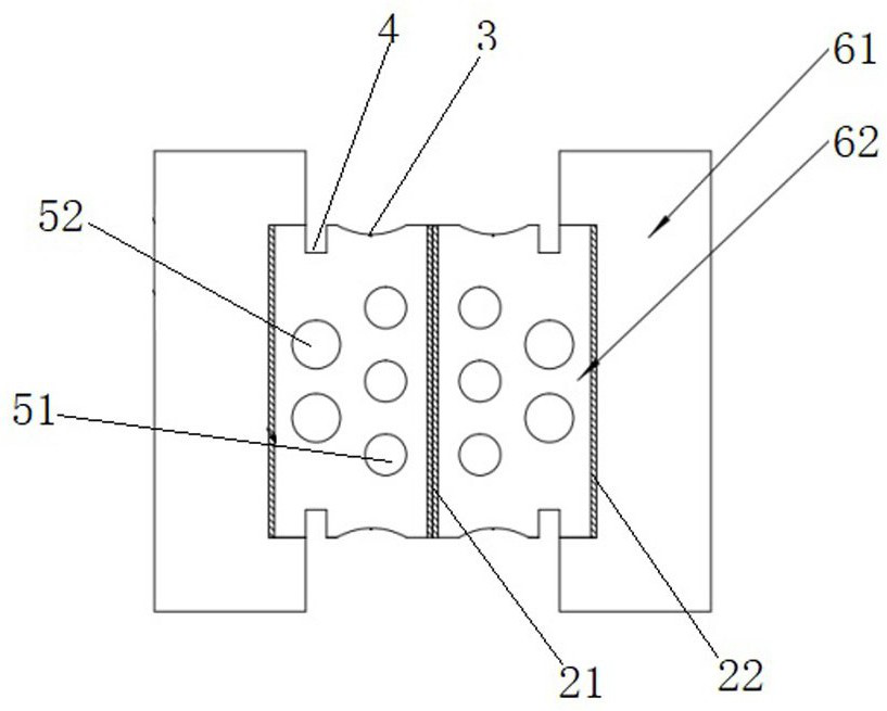 Self-adhesive elastic sealing gasket and formed butt joint structure of shield segments