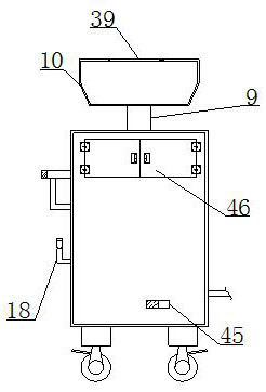 Green and environment-friendly sewage treatment device and method for superfine fiber production