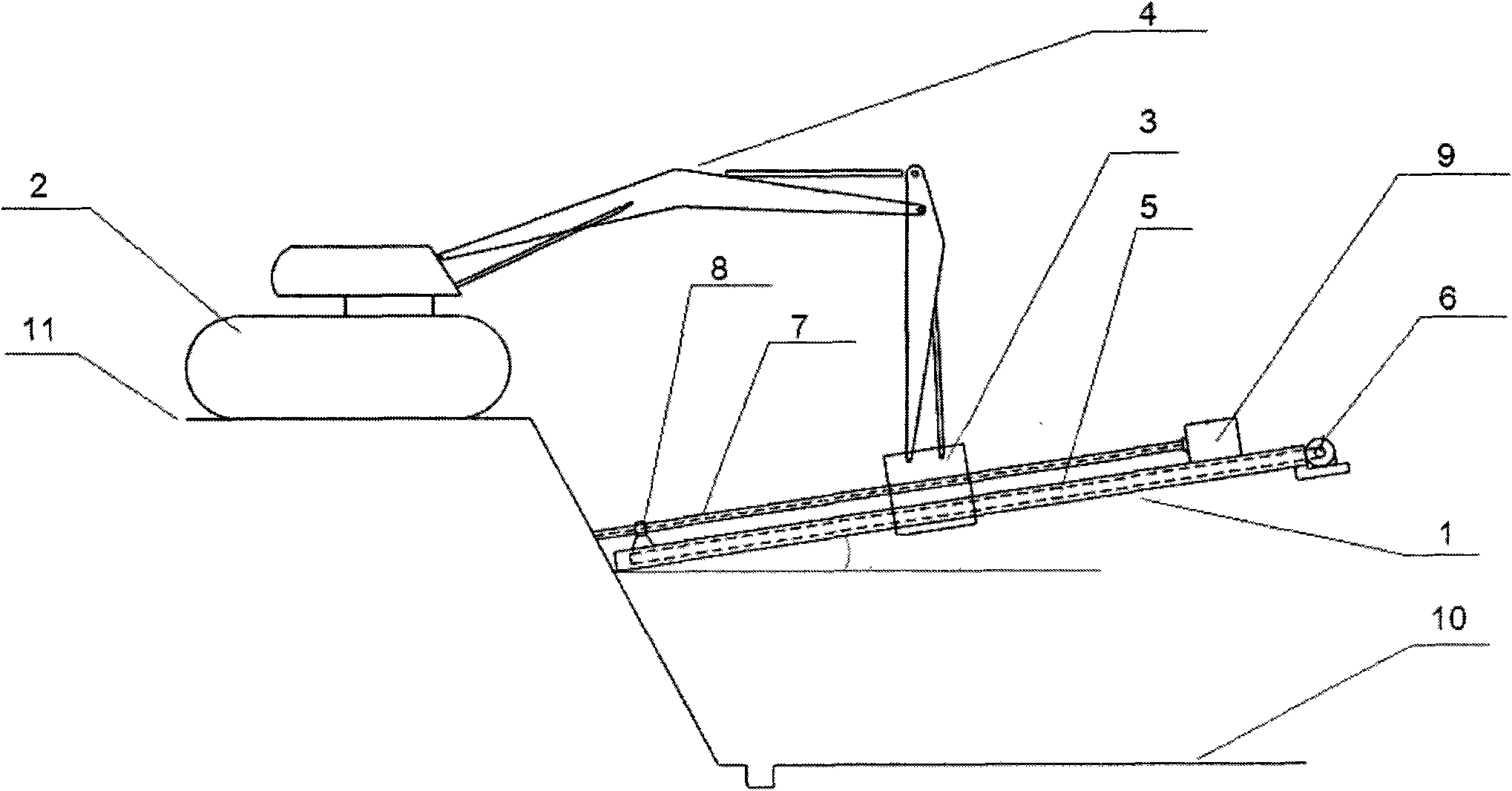 Construction method for protecting slope of soil-nail wall and special equipment for protecting slope of soil-nail wall