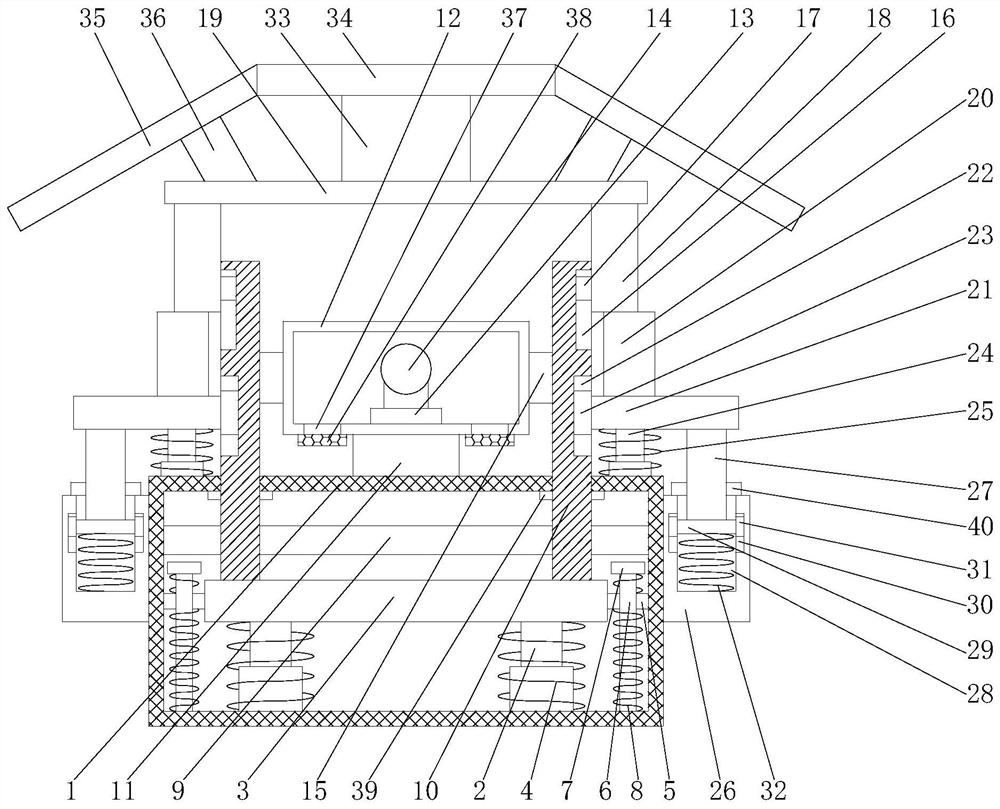 A lighting device with good protection effect for tunnel construction