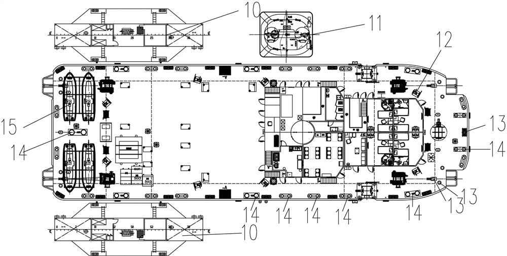 Multifunctional engineering ship