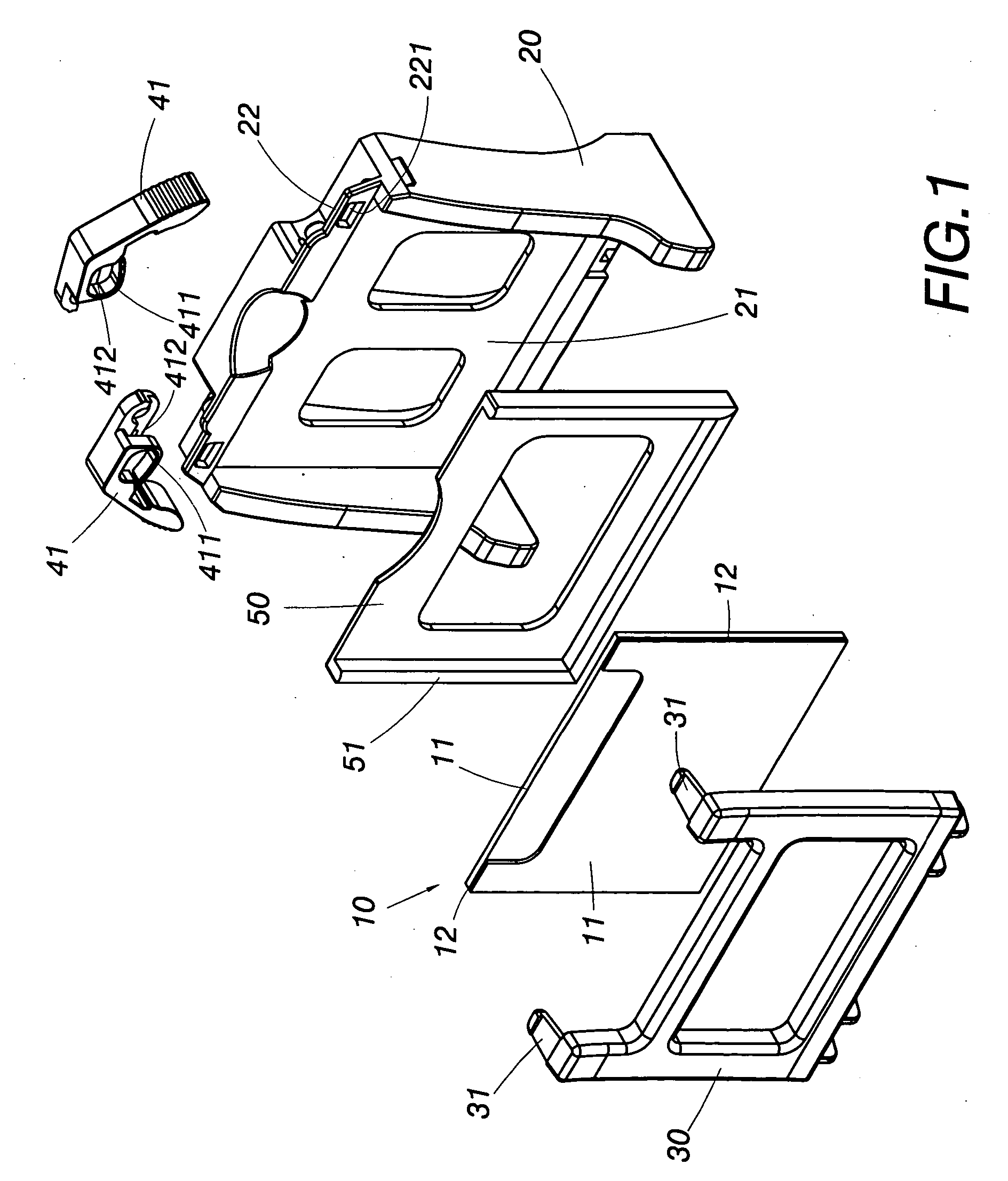 Gel casting module and electrode module of an electrophoresis device