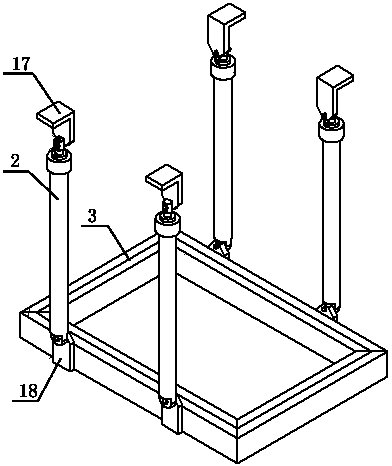 Damping type over discharge buffering device for mine hoisting system