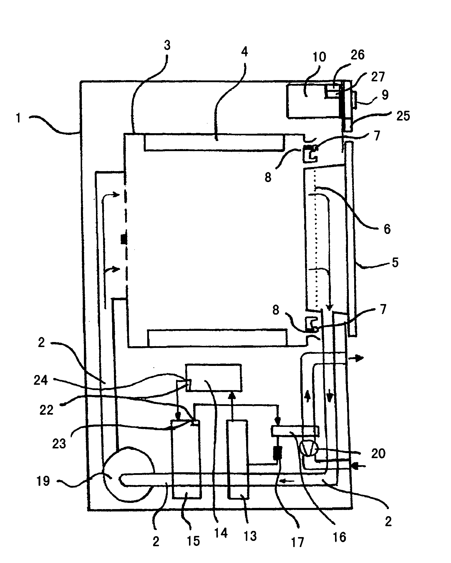 Drying method and condensation dryer comprising a heat pump and system for recognizing an unallowable operating state