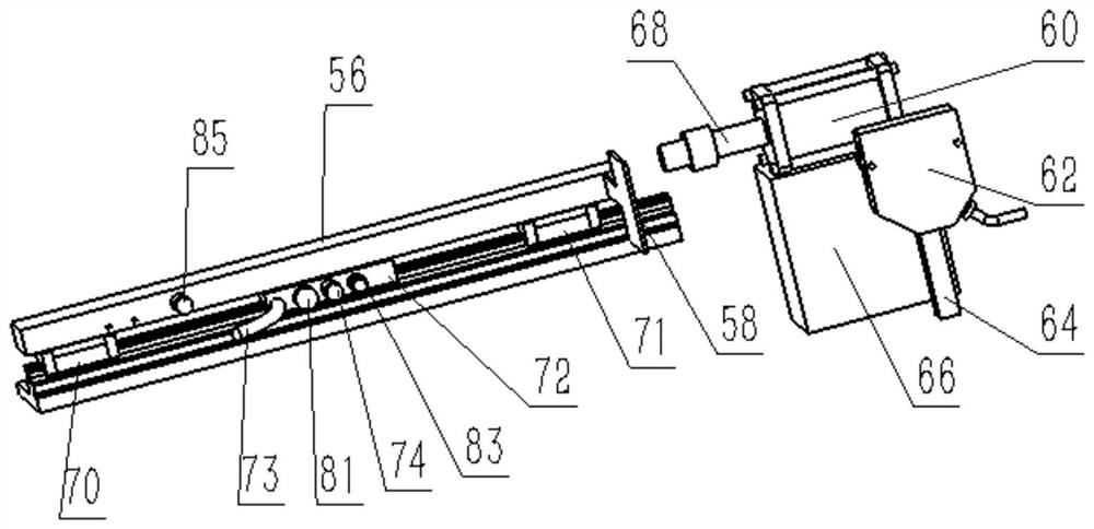 Device and method for detecting performance of linear guide rail pair clamp