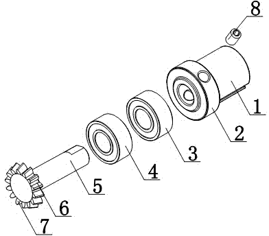 Rod-shaped material rotary cutting mechanism