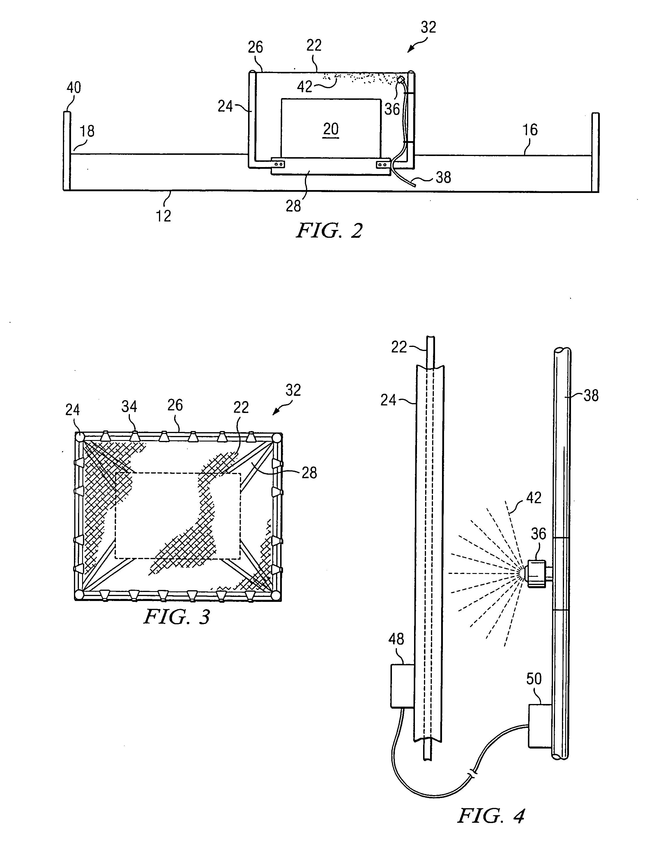 Cooling shade assembly and method of use thereof