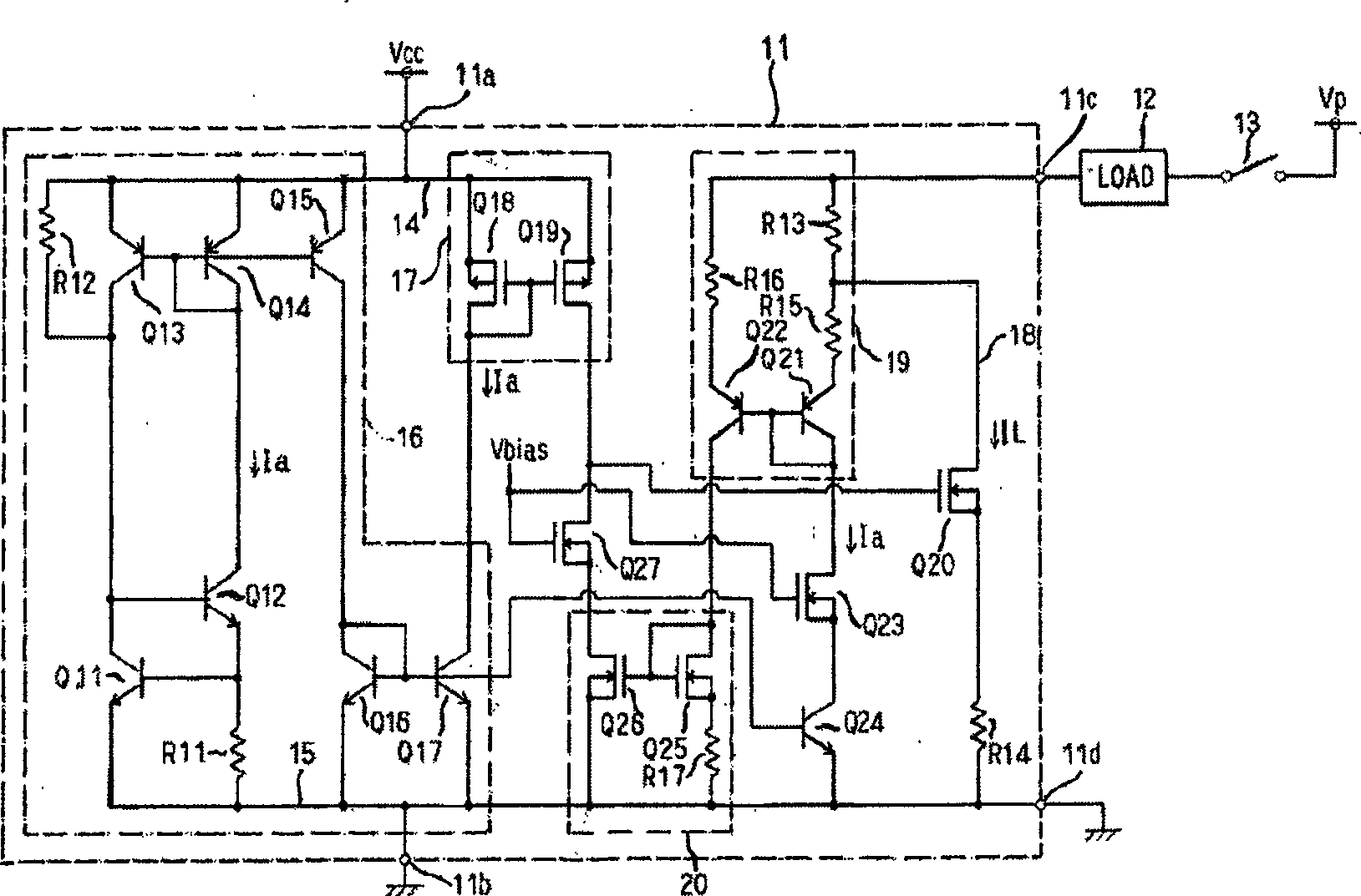Constant current source control circuit