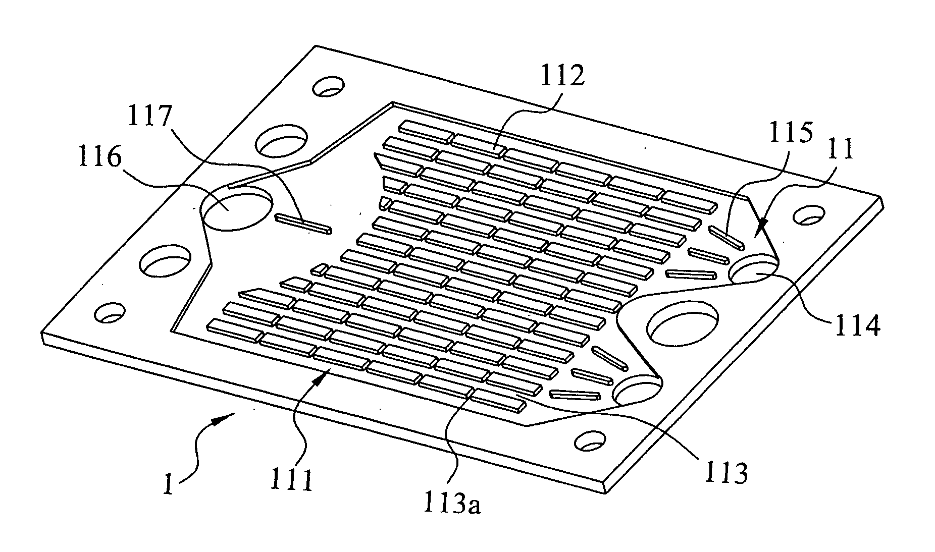 Flow channel on interconnect of planar solid oxide fuel cell