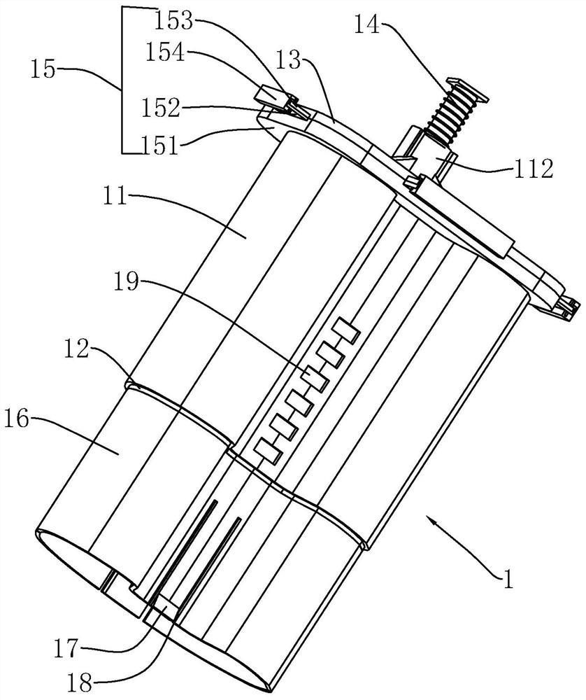 A knee joint bone cement spacer mold