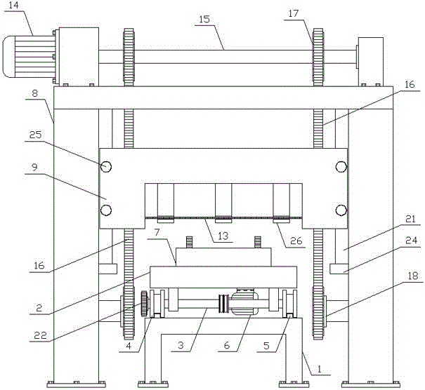 A liftable rail cutting device