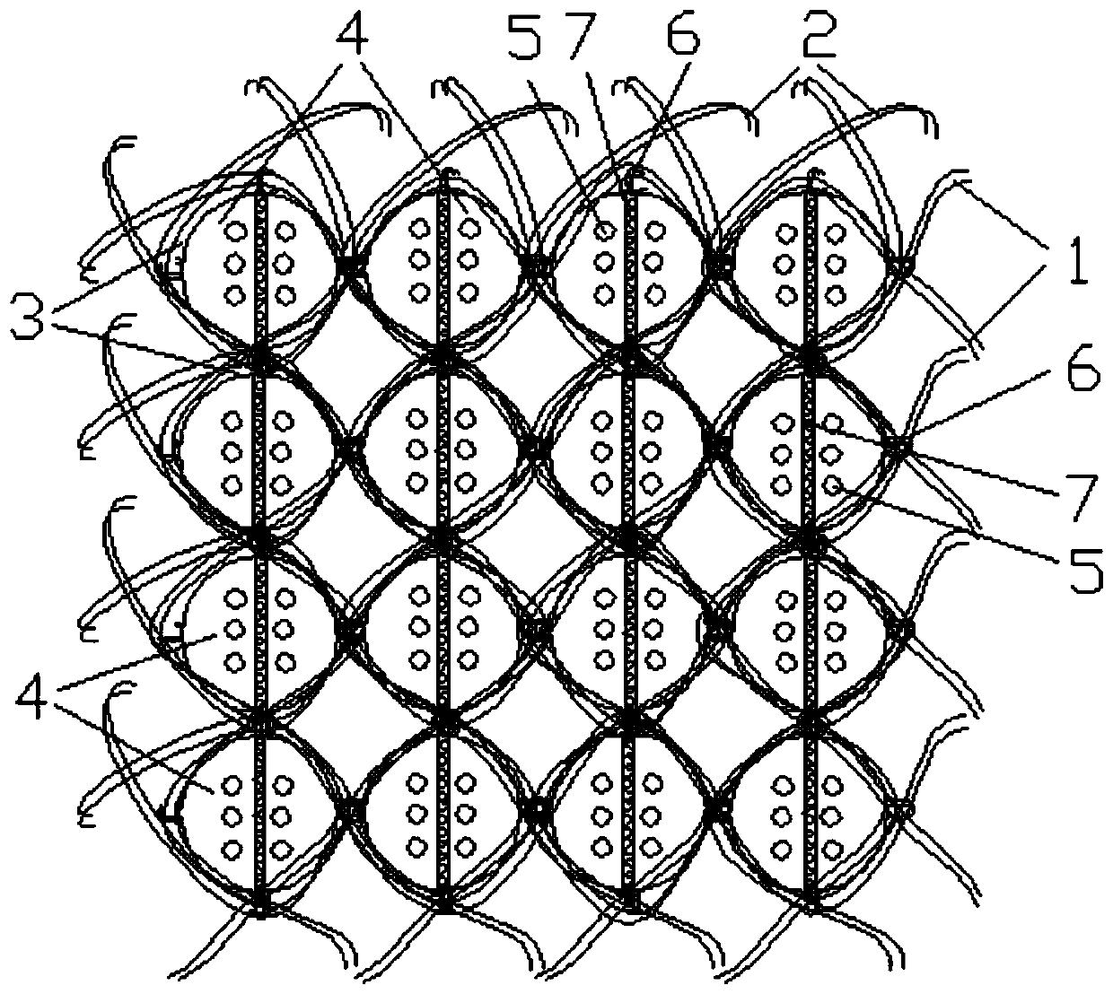 Sweater fabric and production process thereof