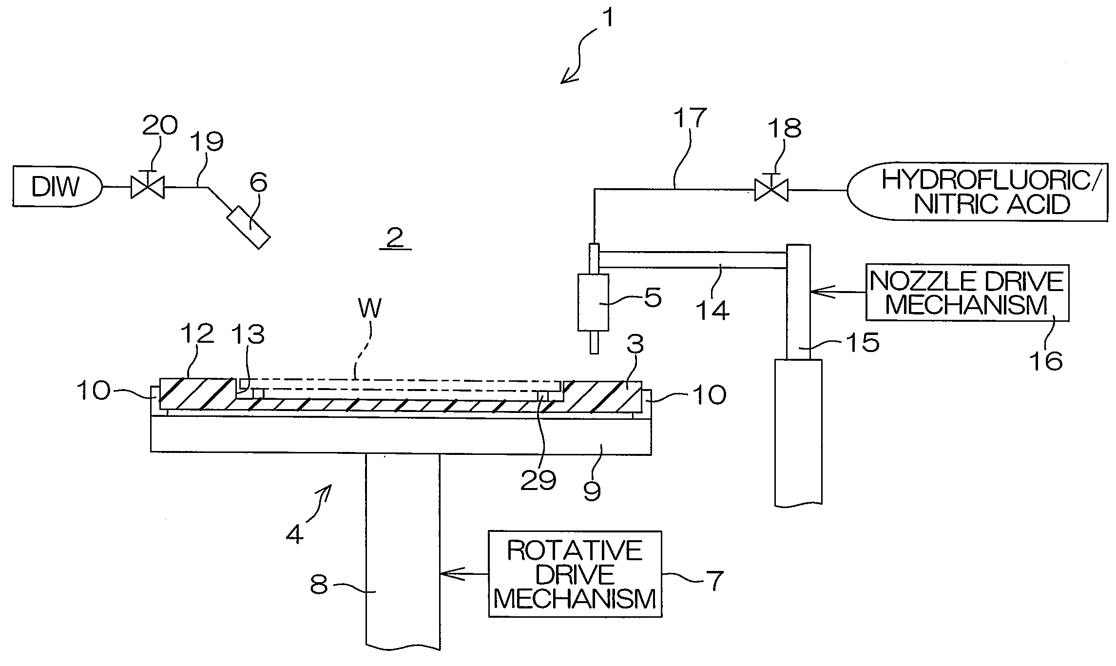 Substrate treatment apparatus, and substrate support to be used for the apparatus
