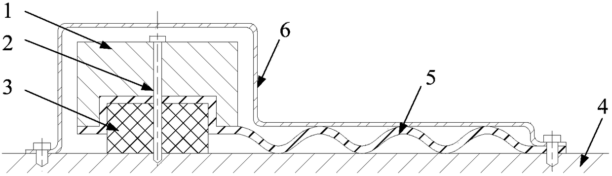 A Vibration Absorbing and Damping Device for Controlling Moment Gyro Rotor System