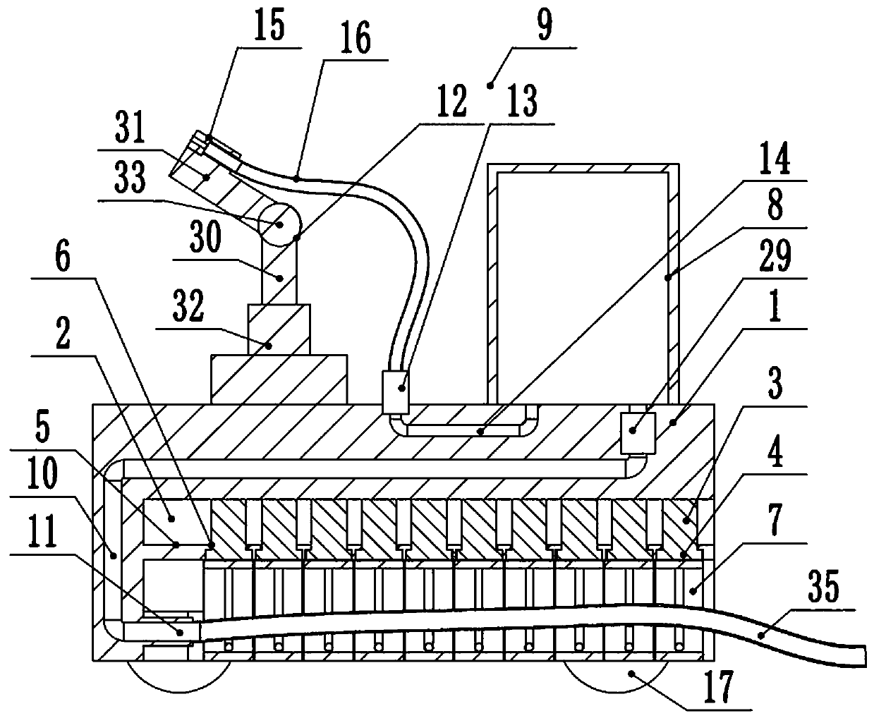 Forestry tree irrigation device