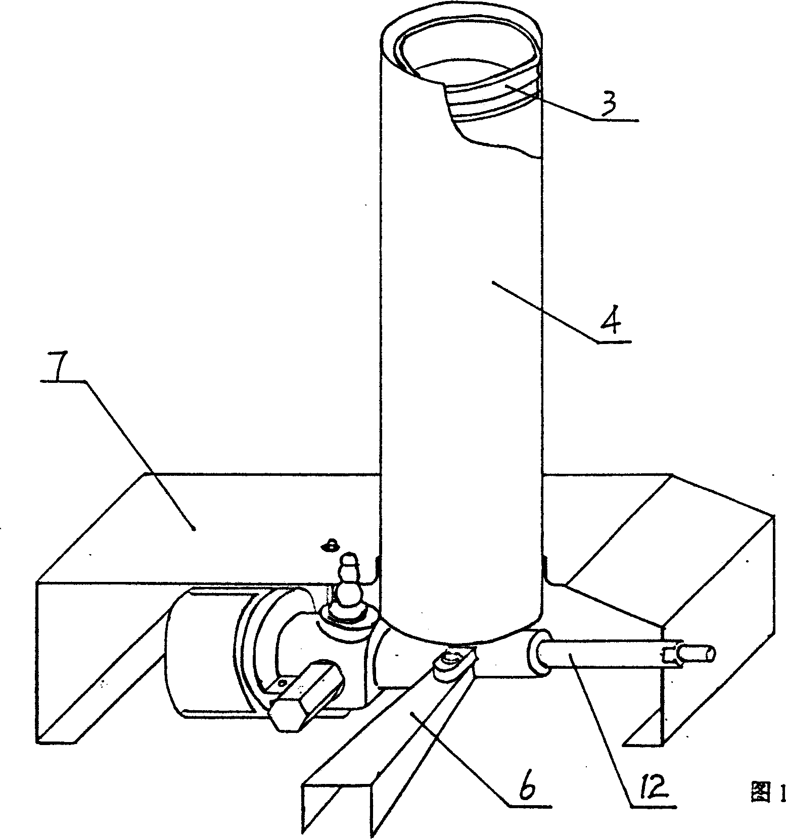 Pneumatic self sucking high-pressure oil ejector