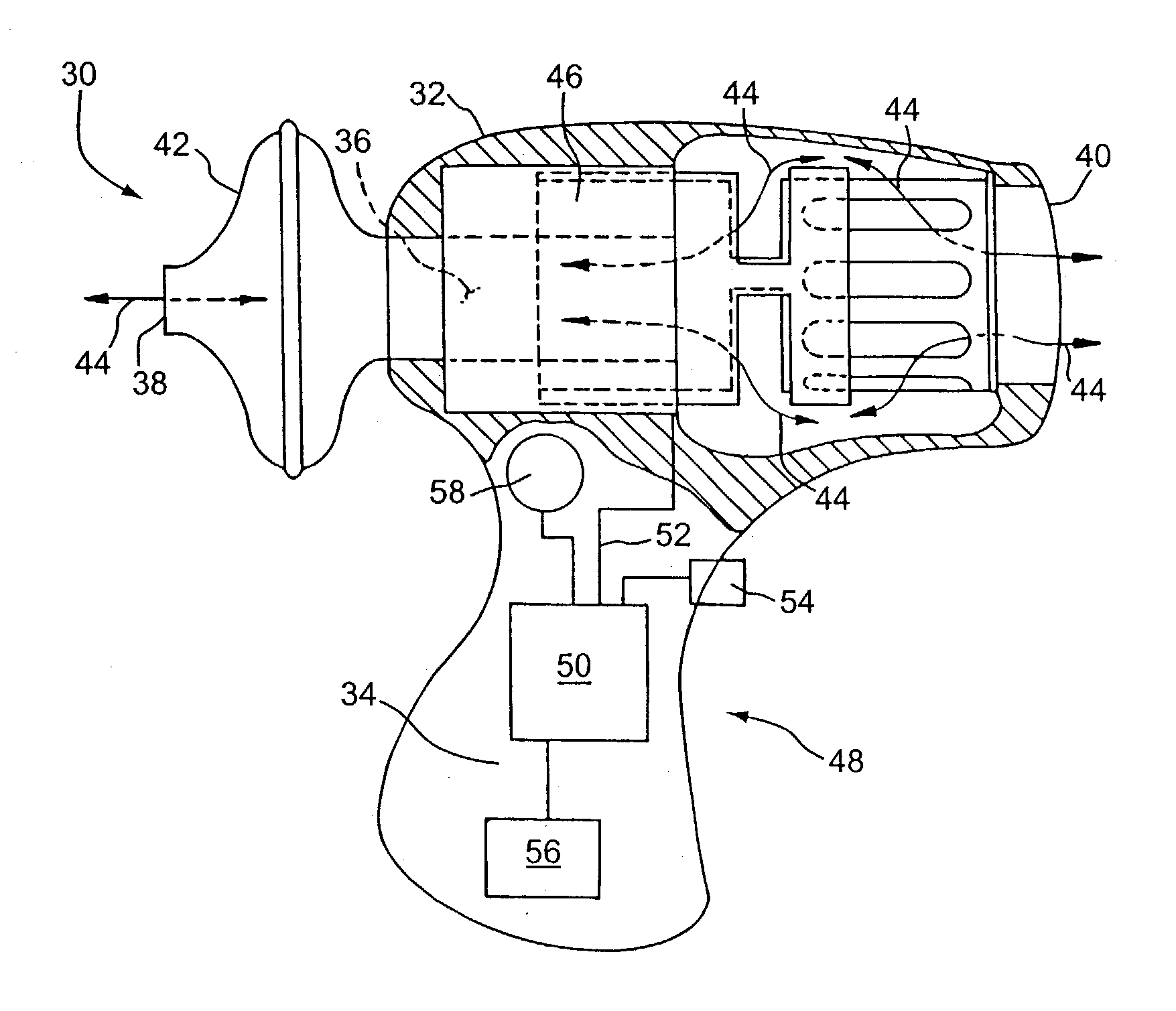 Apparatus and method for providing high frequency variable pressure to a patient