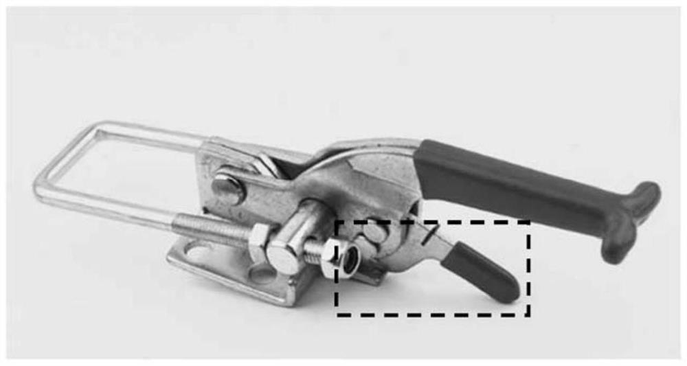 Rapid clamp structure with lock