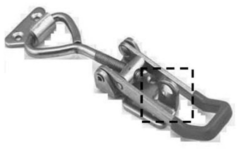 Rapid clamp structure with lock