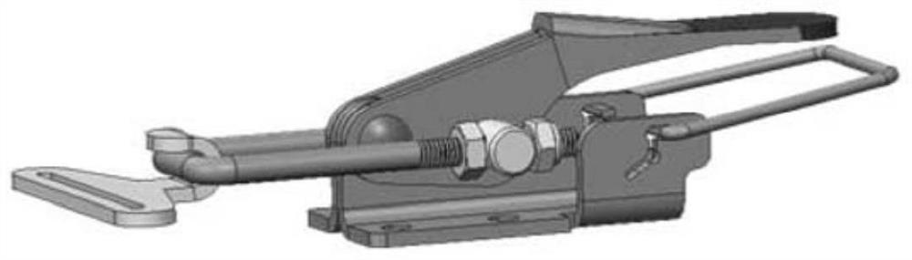 Rapid clamp structure with lock