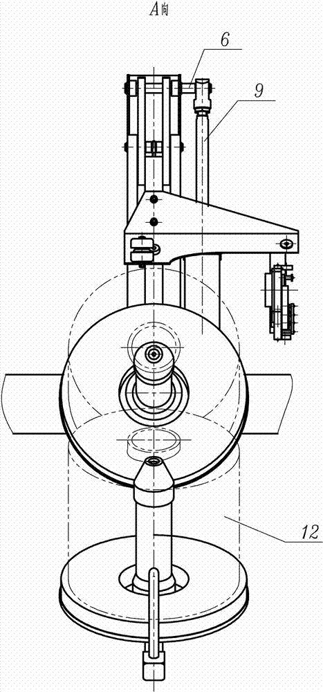 Pneumatic high-low creel