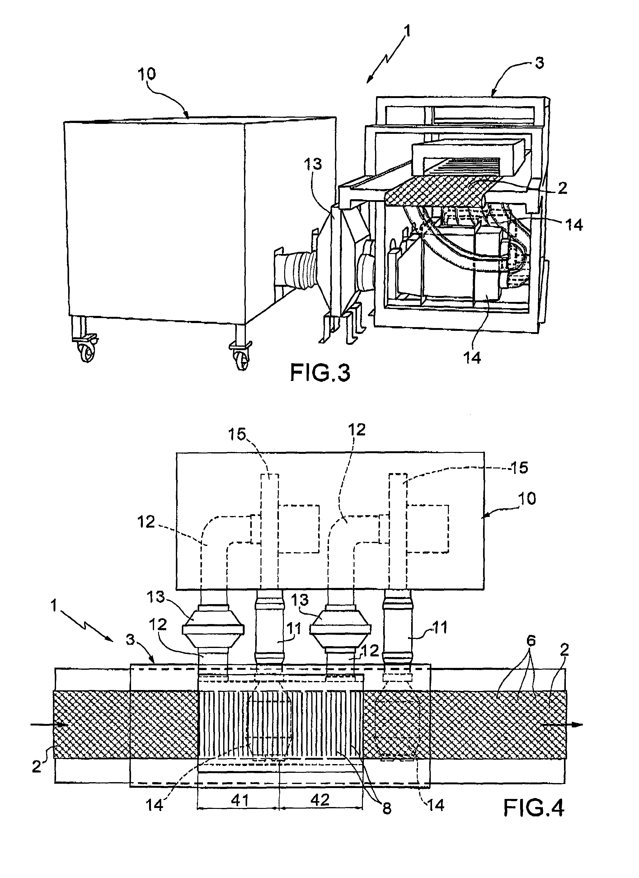 Apparatus and Method for Drying and/or Treating Loose Food Products