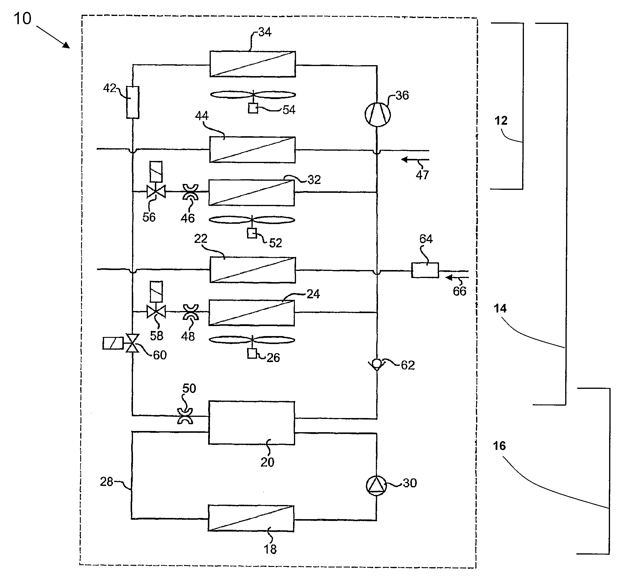 Heating and air-conditioning system for a motor vehicle