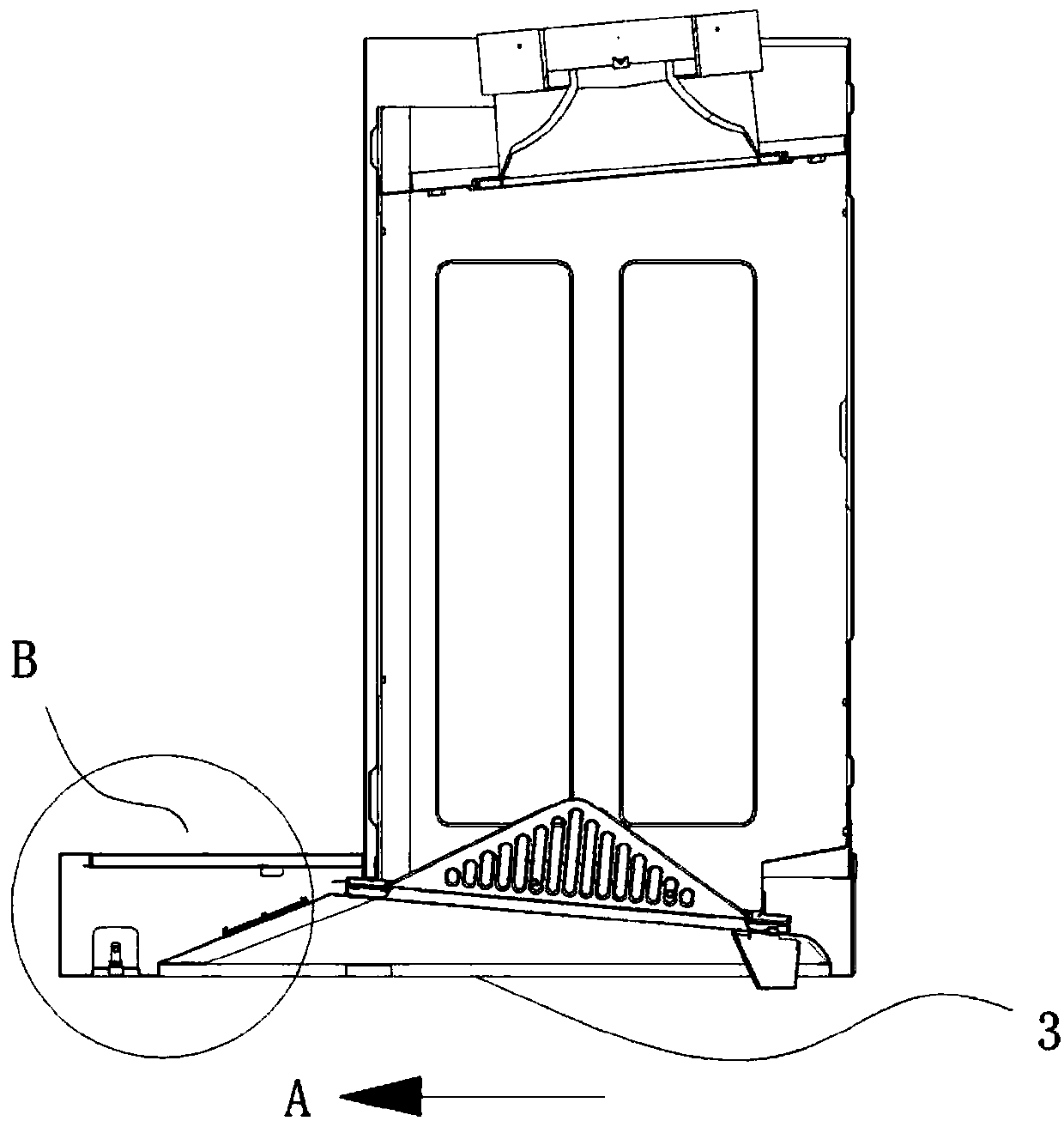 Air curtain effective distance control method of air curtain extractor hood