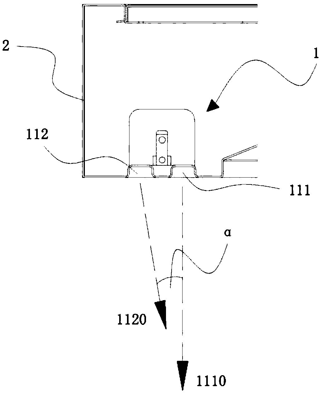 Air curtain effective distance control method of air curtain extractor hood