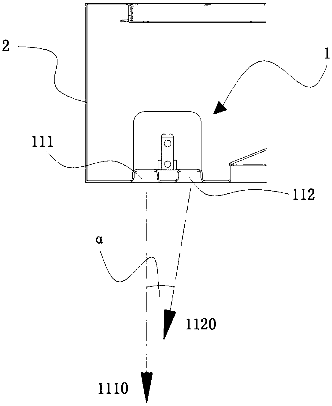 Air curtain effective distance control method of air curtain extractor hood