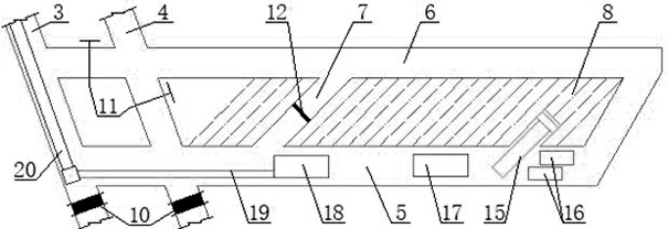 A coal mining method with full negative pressure continuous miner for edge coal