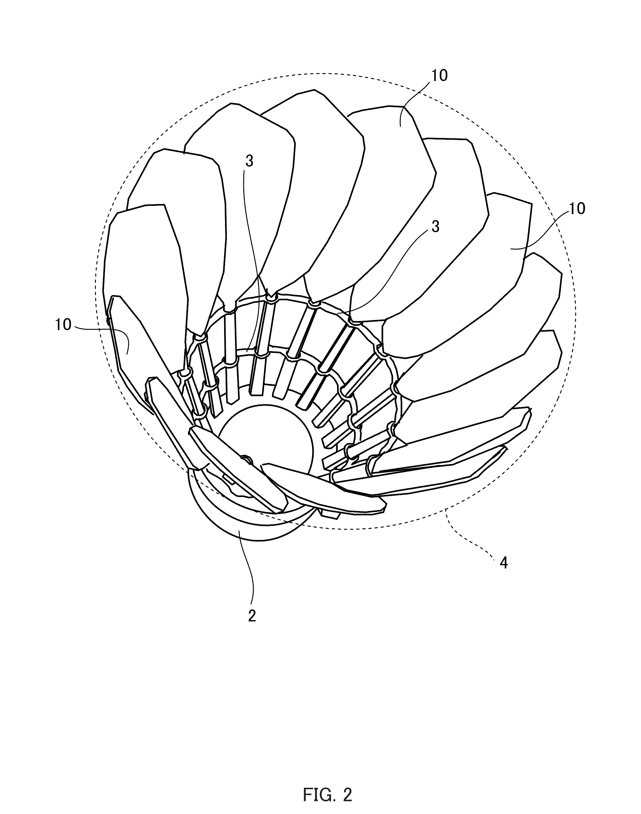 Artificial feather for shuttlecock, shuttlecock, and method of manufacturing artificial feather for shuttlecock