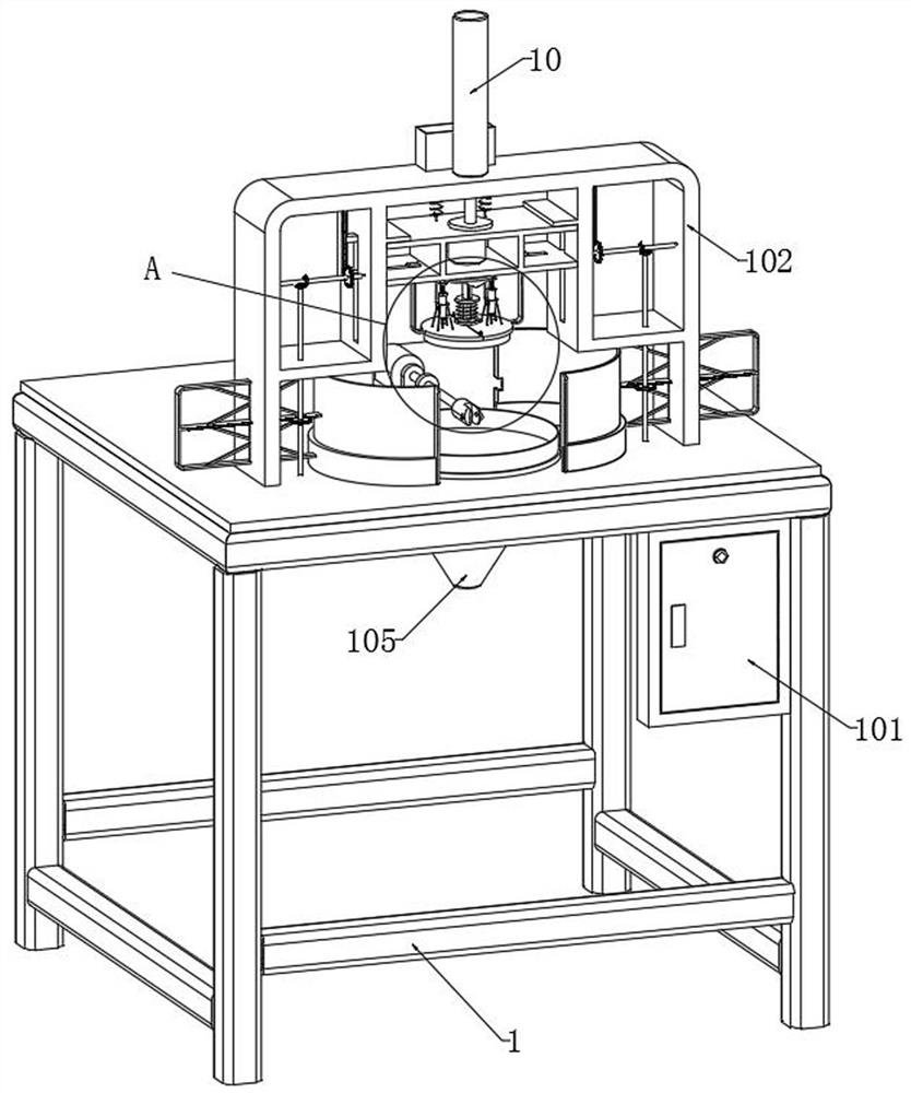 All-dimensional rotary polishing mechanism for metal tool