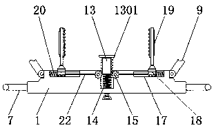 Movable hanging installation mechanism for synchronously pulling out grounding lead of power transformer