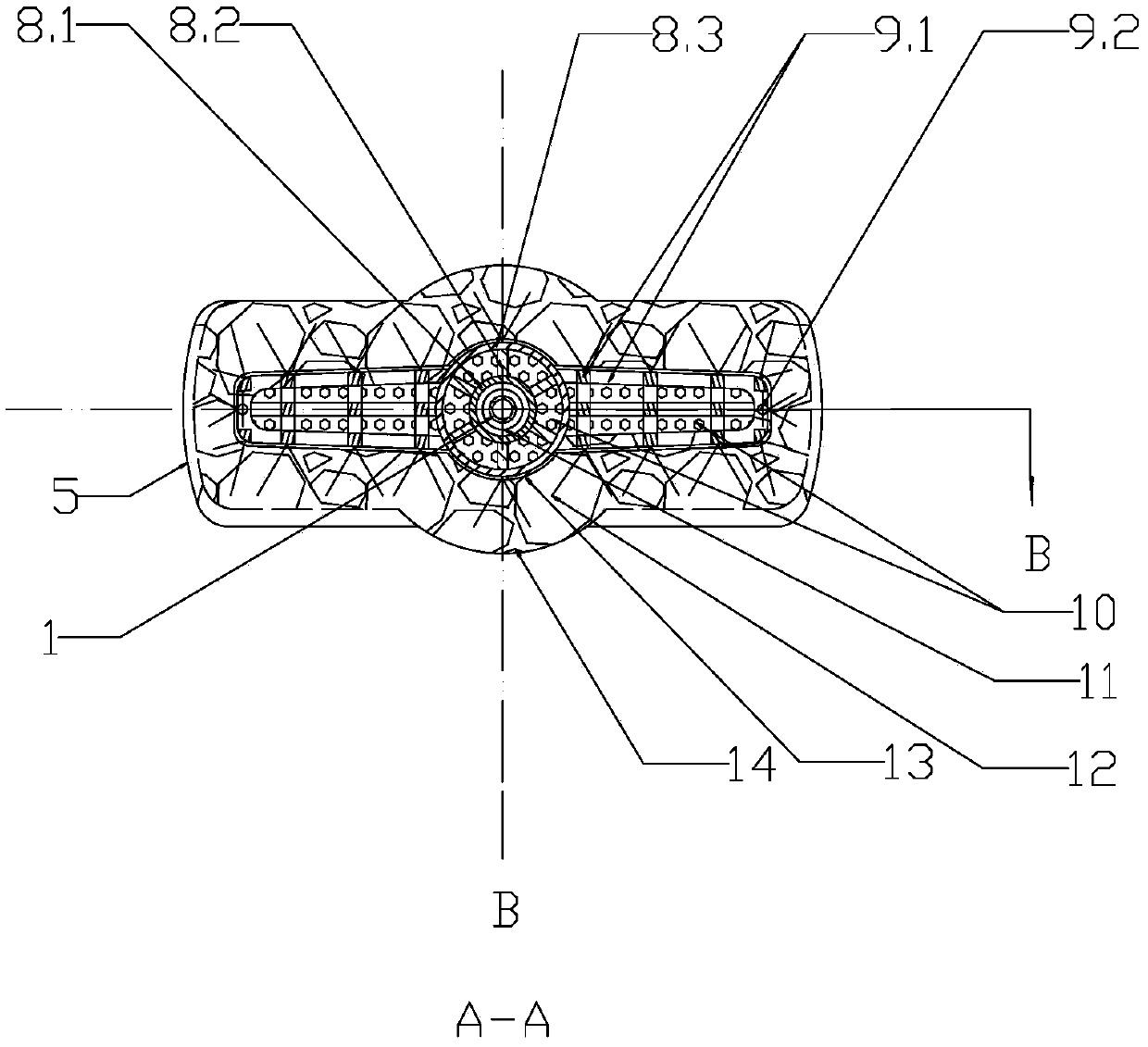 Low-cost consumable molten iron desulfurization agitator and preparation method thereof