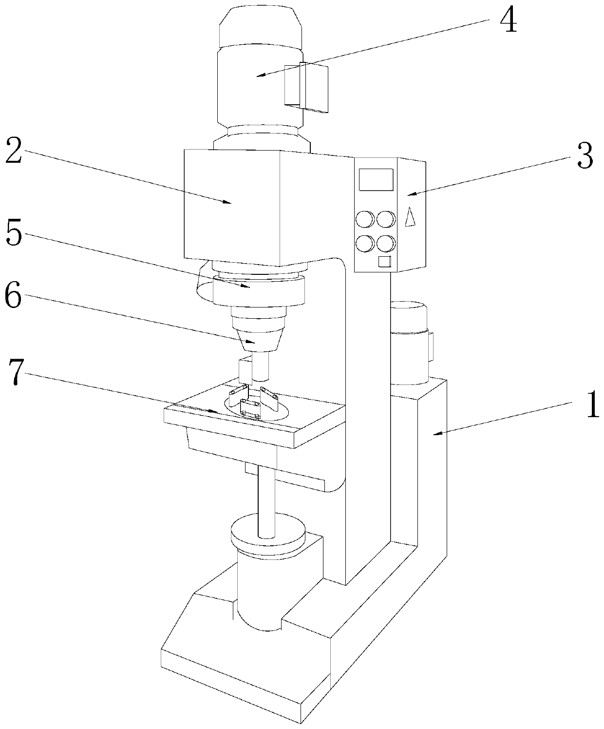 Bearing radial through hole machining equipment with multidirectional and anti-bearing capacity reduction functions