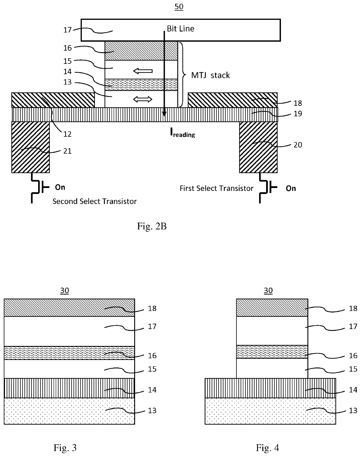 MRAM having spin hall effect writing and method of making the same