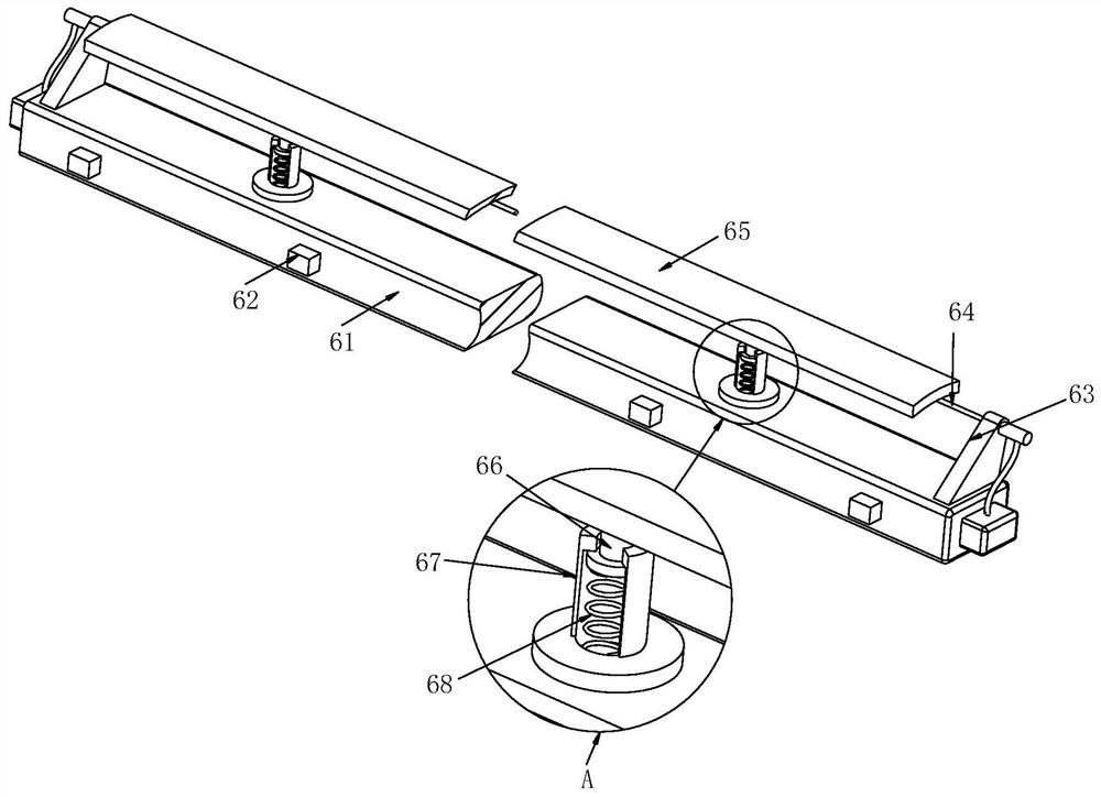 A kind of nylon webbing equal-length cutting processing device and equal-length cutting method