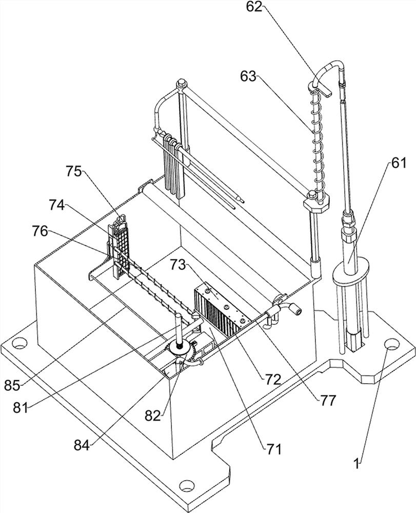 A kind of knife handle water transfer printing device for knife making