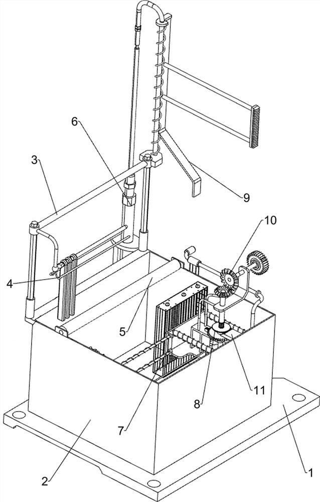 A kind of knife handle water transfer printing device for knife making