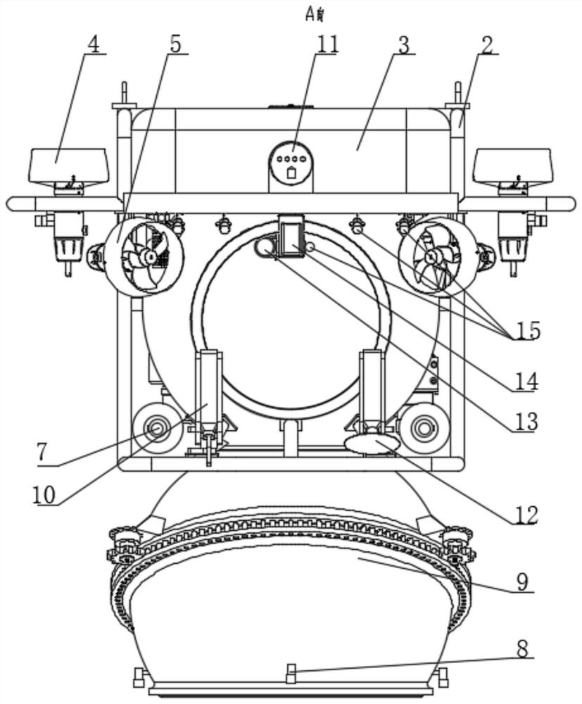 A remote-controlled manned device for repairing cracks in face-face dams and its operating method