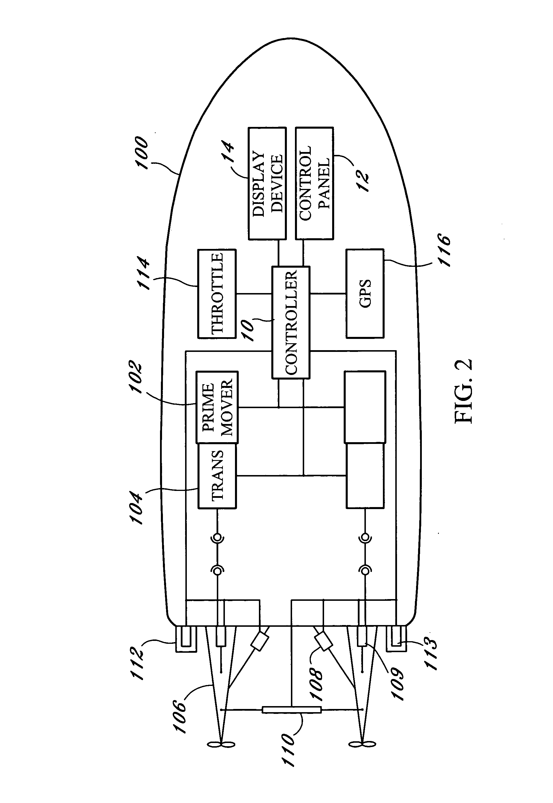 Programmable trim control system for marine applications