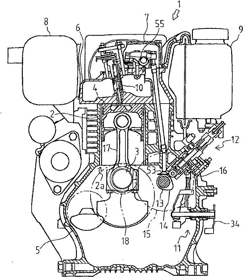 Exhaust gas recirculation device for engine