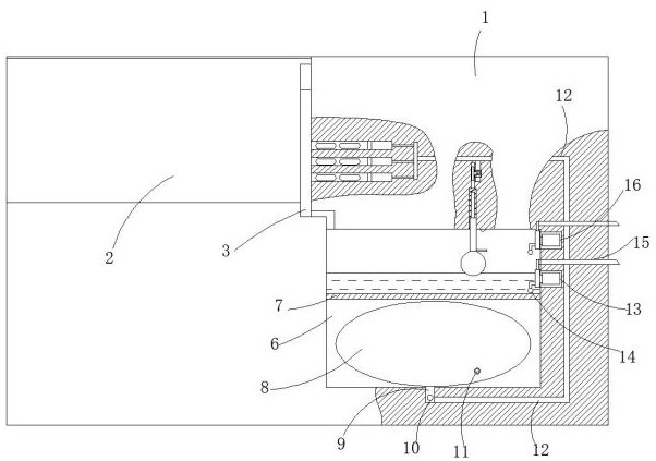 Waterproof system of urban tunnel structure