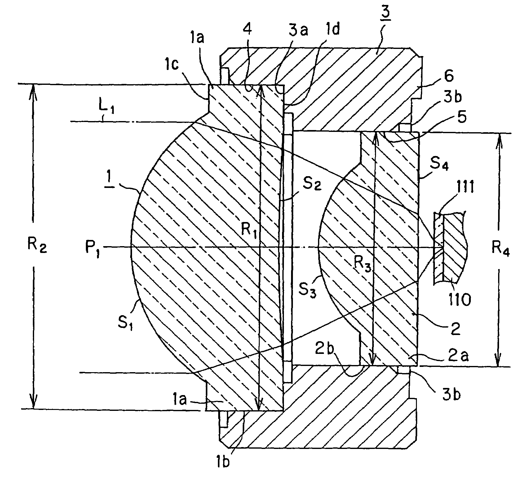 Object lens producing device and producing method