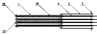 Inserted intermediate frequency fused salt heater